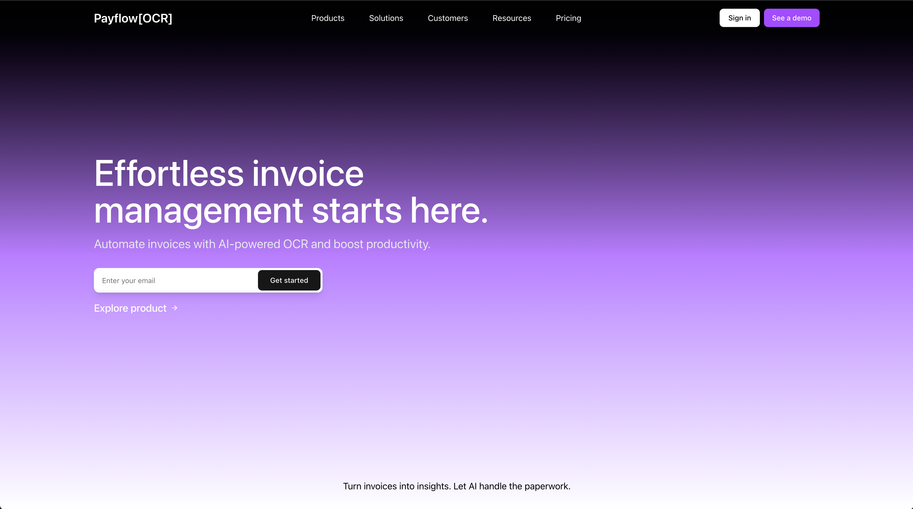 AI Invoice Processor screenshot